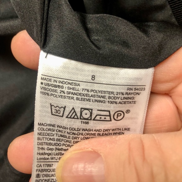 BANANA REPUBLIC - BEAUTIFUL GREY/BLACK JACKET - SIZE 8 - Picture 7 of 7